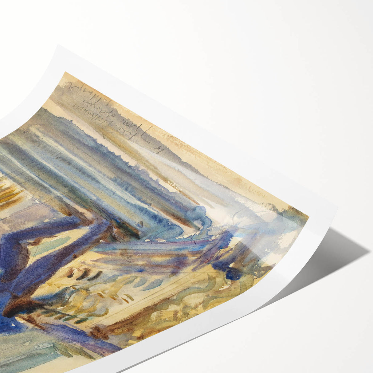 Romanticism Art: Sir Neville Wilkinson by Sargent Canvas Print