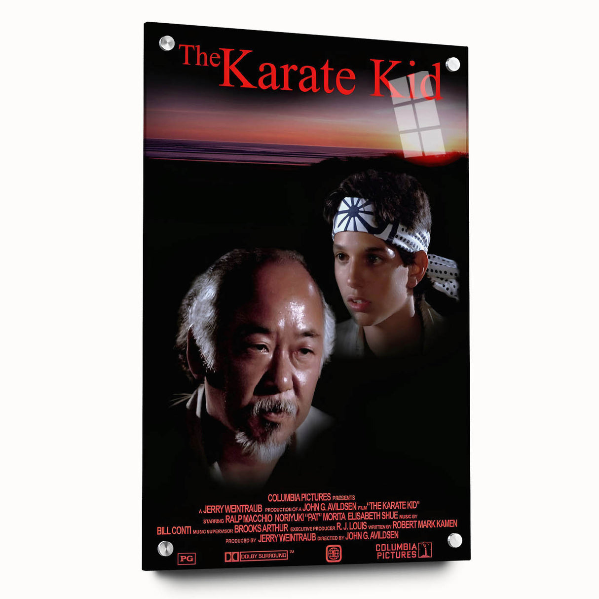 Retro Wall Art - The Karate Kid Movie Poster - 80s Vintage Art Prints