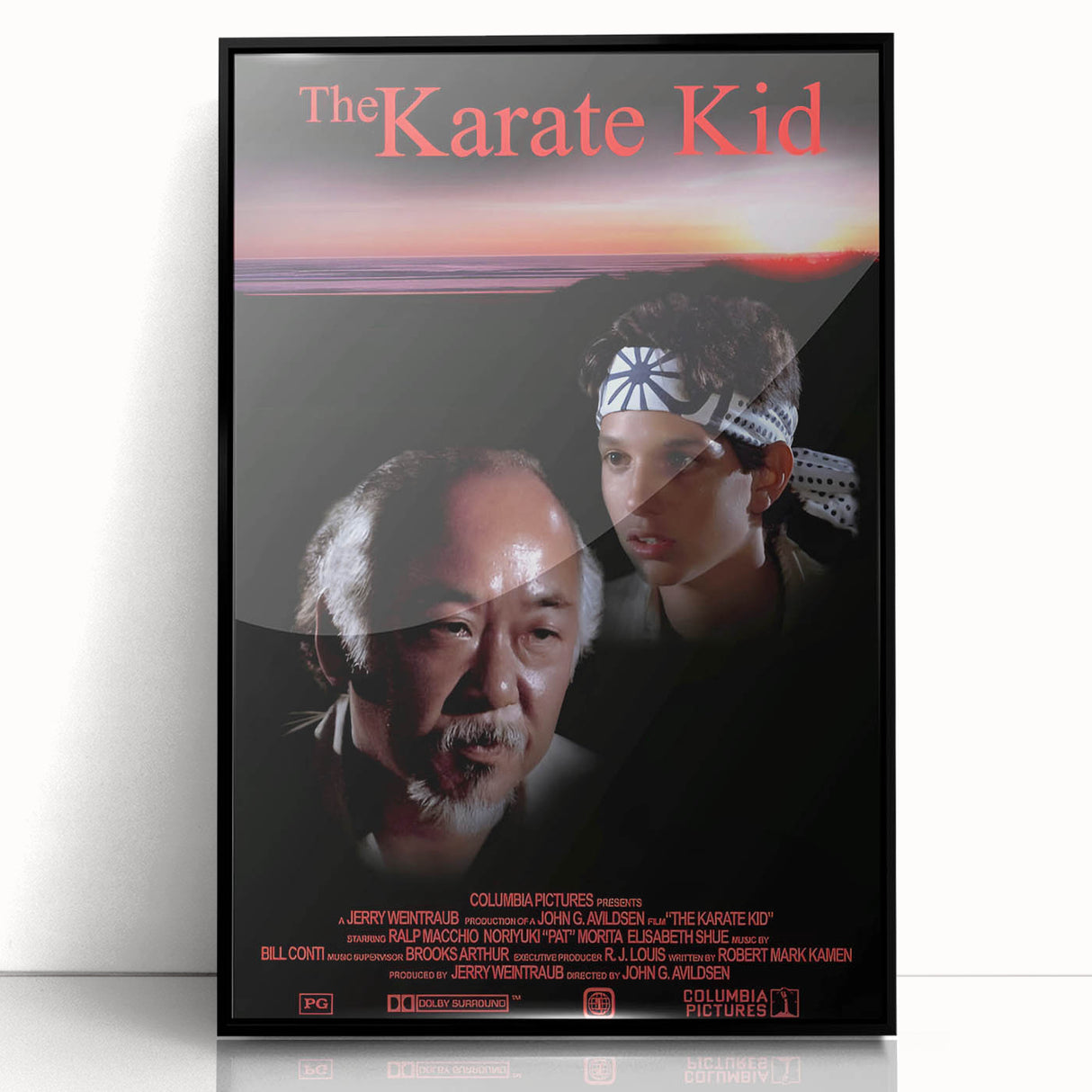 Retro Wall Art - The Karate Kid Movie Poster - 80s Vintage Art Prints