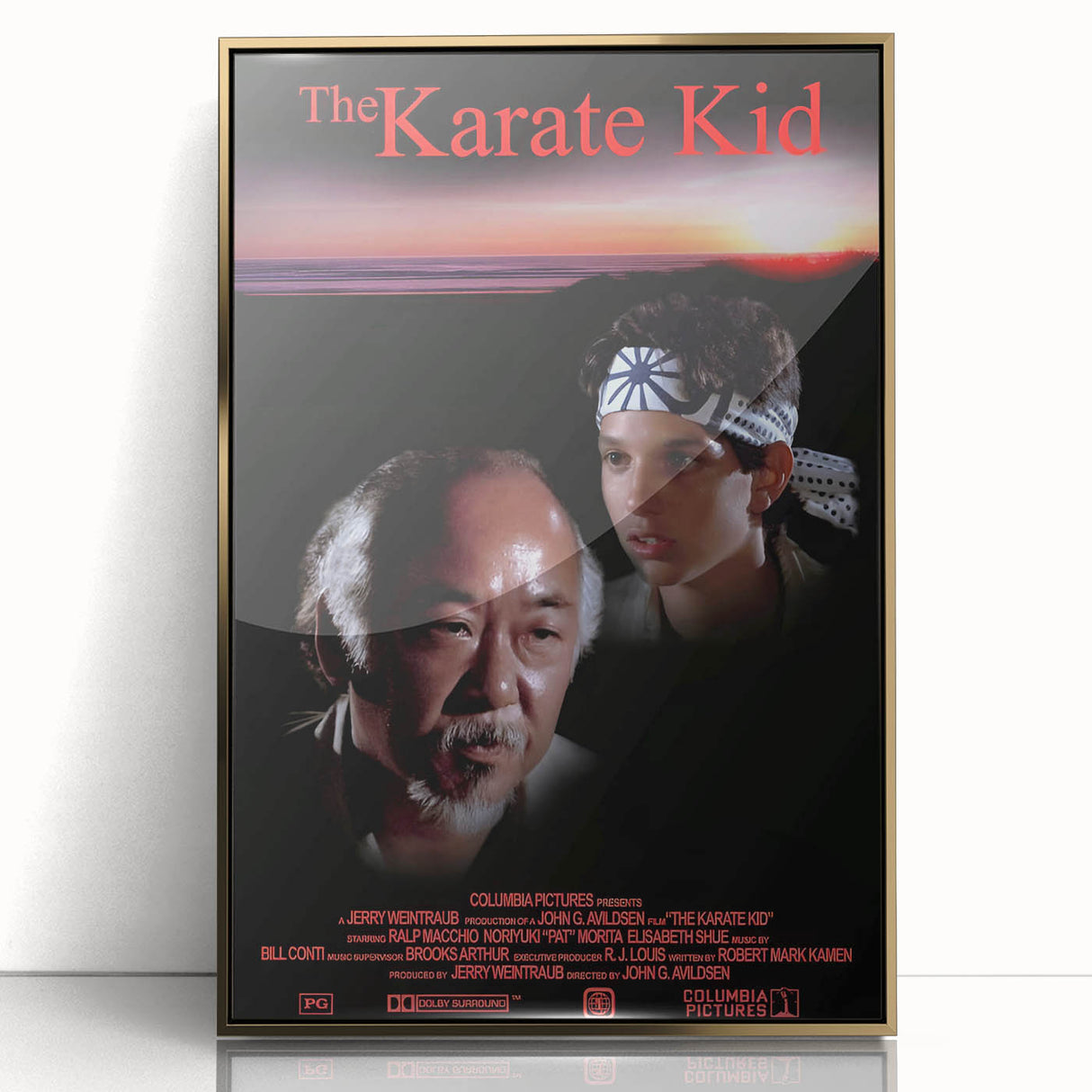 Retro Wall Art - The Karate Kid Movie Poster - 80s Vintage Art Prints