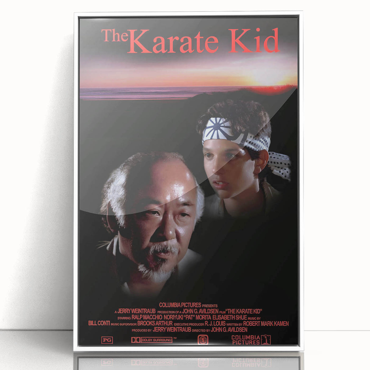 Retro Wall Art - The Karate Kid Movie Poster - 80s Vintage Art Prints