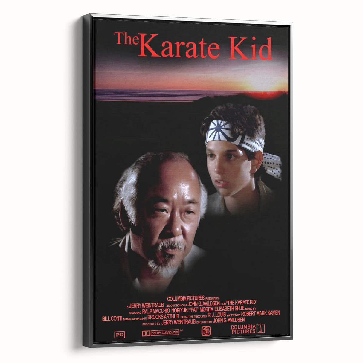 Retro Wall Art - The Karate Kid Movie Poster - 80s Vintage Art Prints