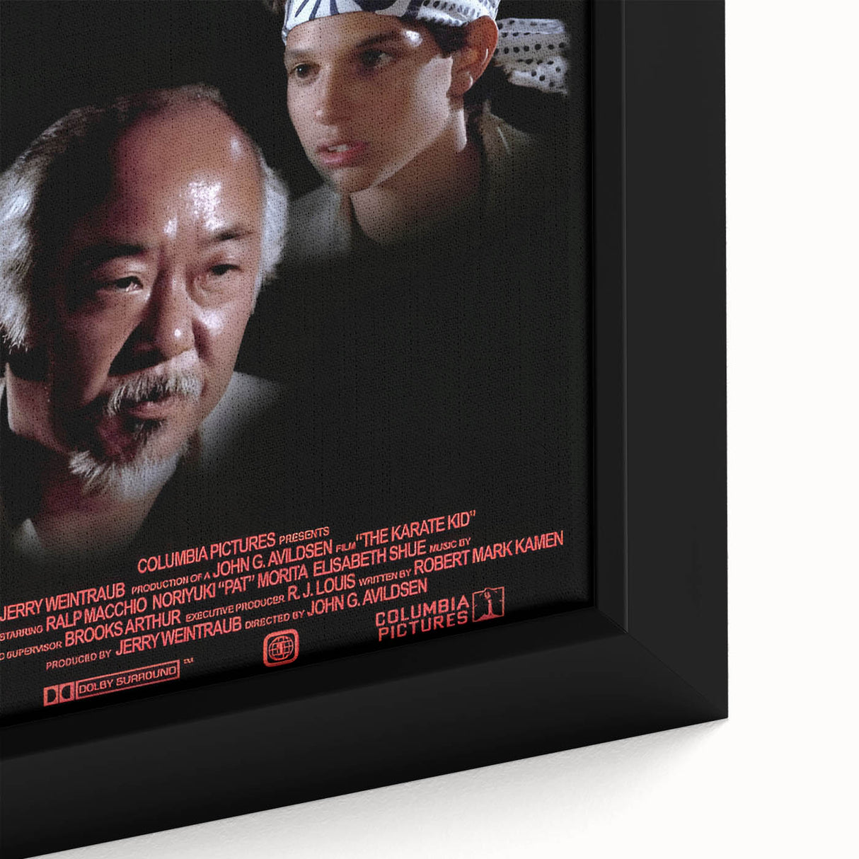 Retro Wall Art - The Karate Kid Movie Poster - 80s Vintage Art Prints