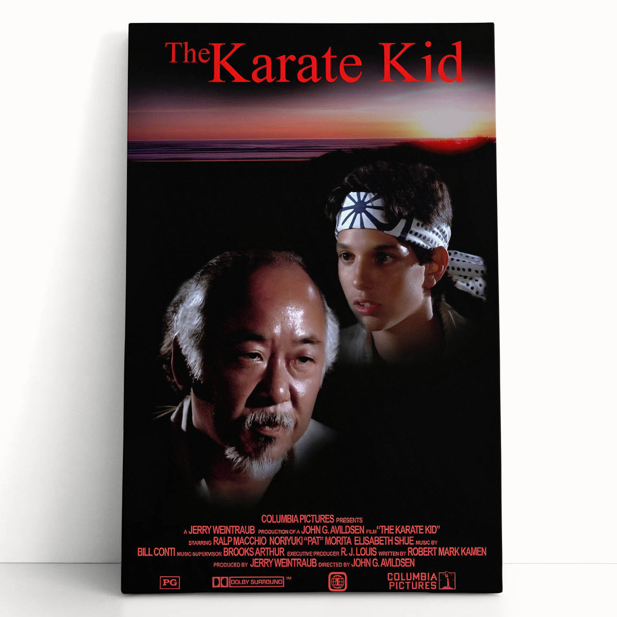 Retro Wall Art - The Karate Kid Movie Poster - 80s Vintage Art Prints