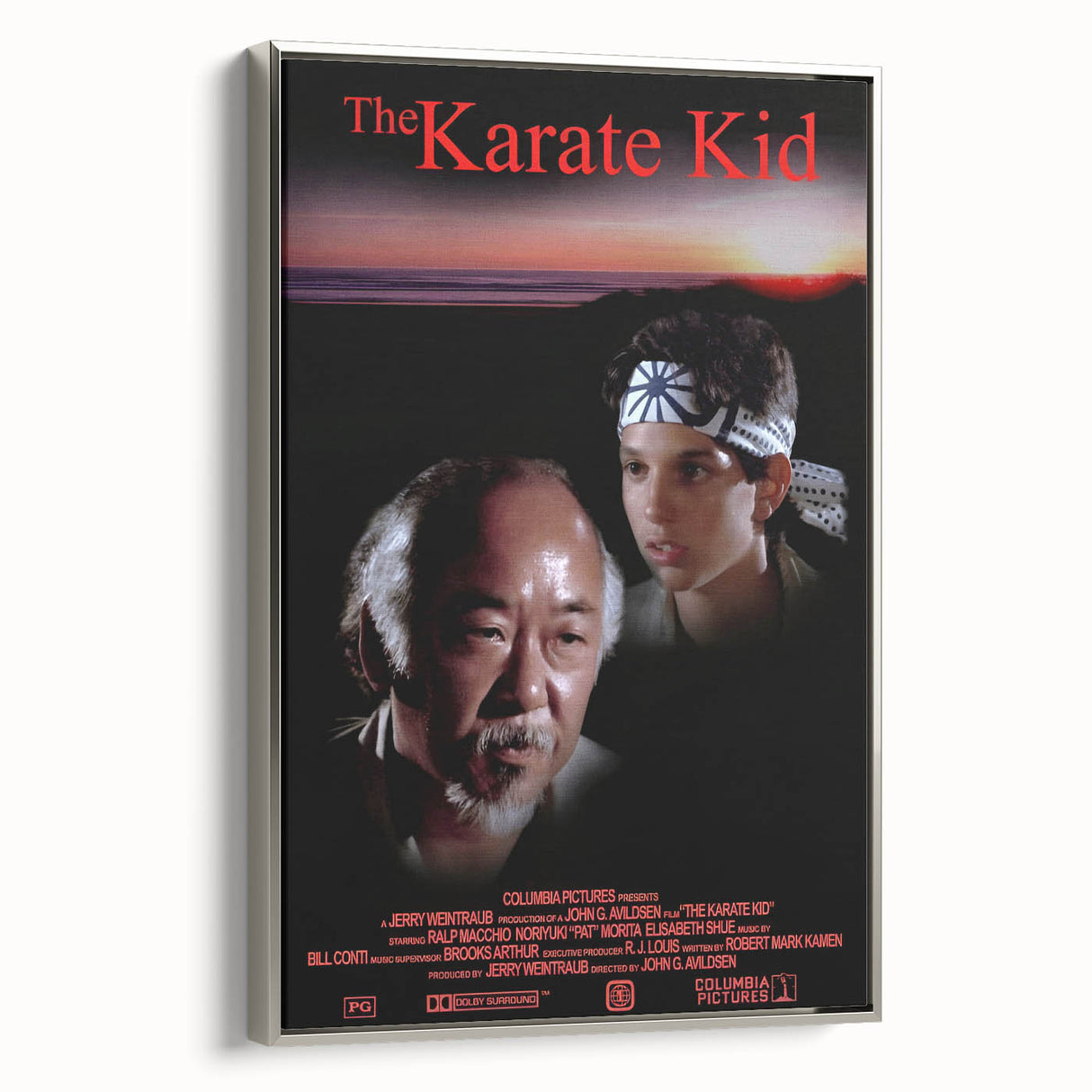 Retro Wall Art - The Karate Kid Movie Poster - 80s Vintage Art Prints