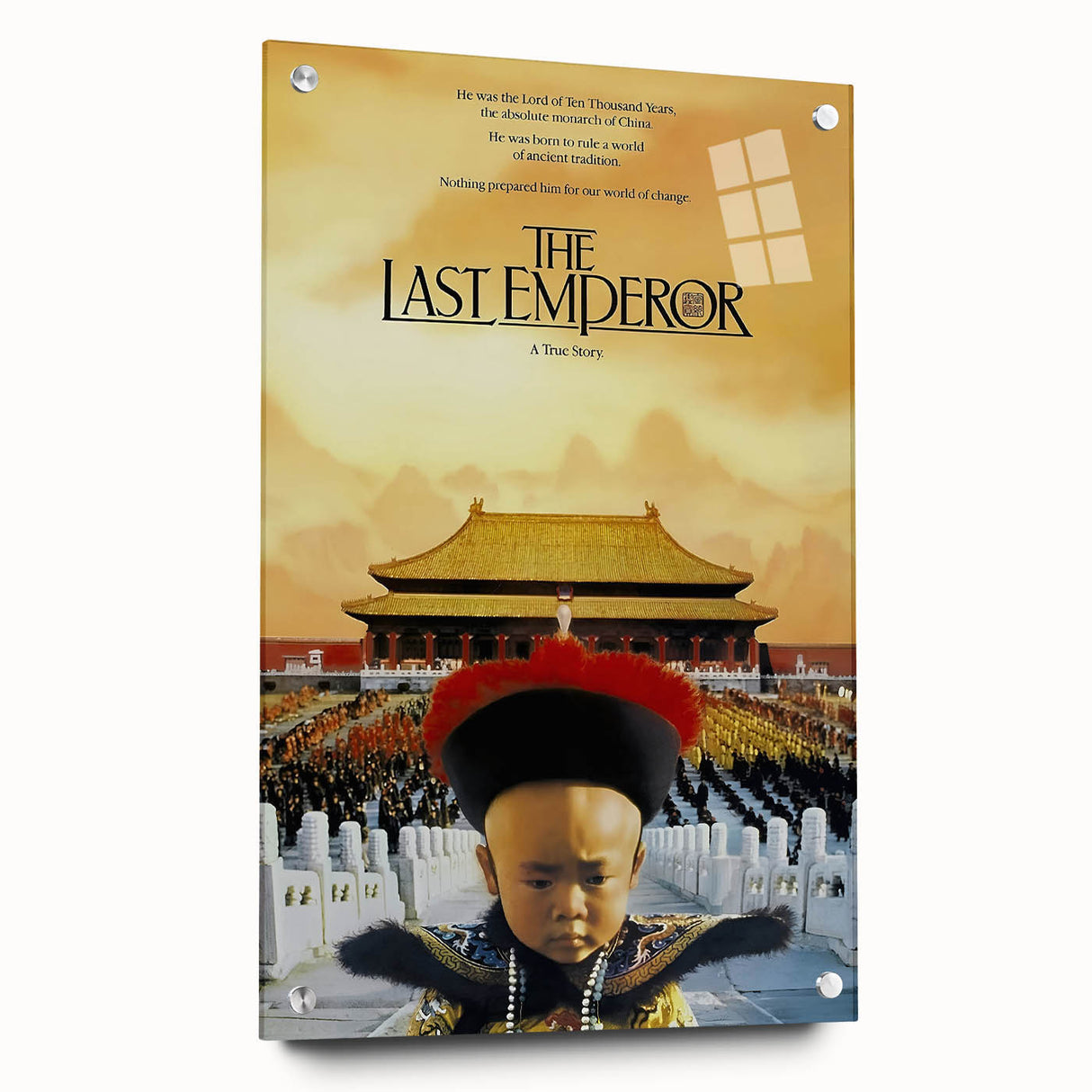 Retro Wall Art - The Last Emperor Movie Poster - 80s Historical Art