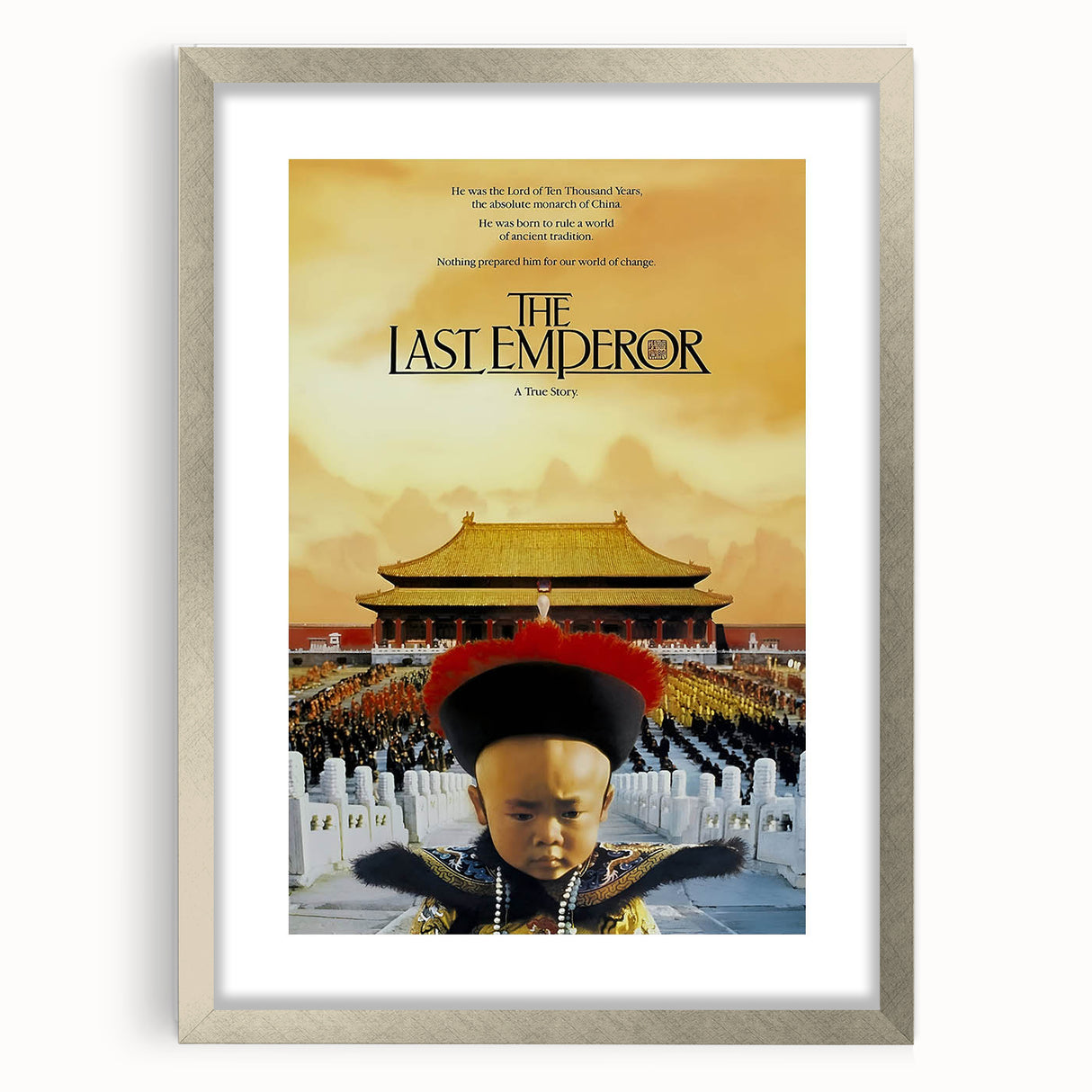 Retro Wall Art - The Last Emperor Movie Poster - 80s Historical Art