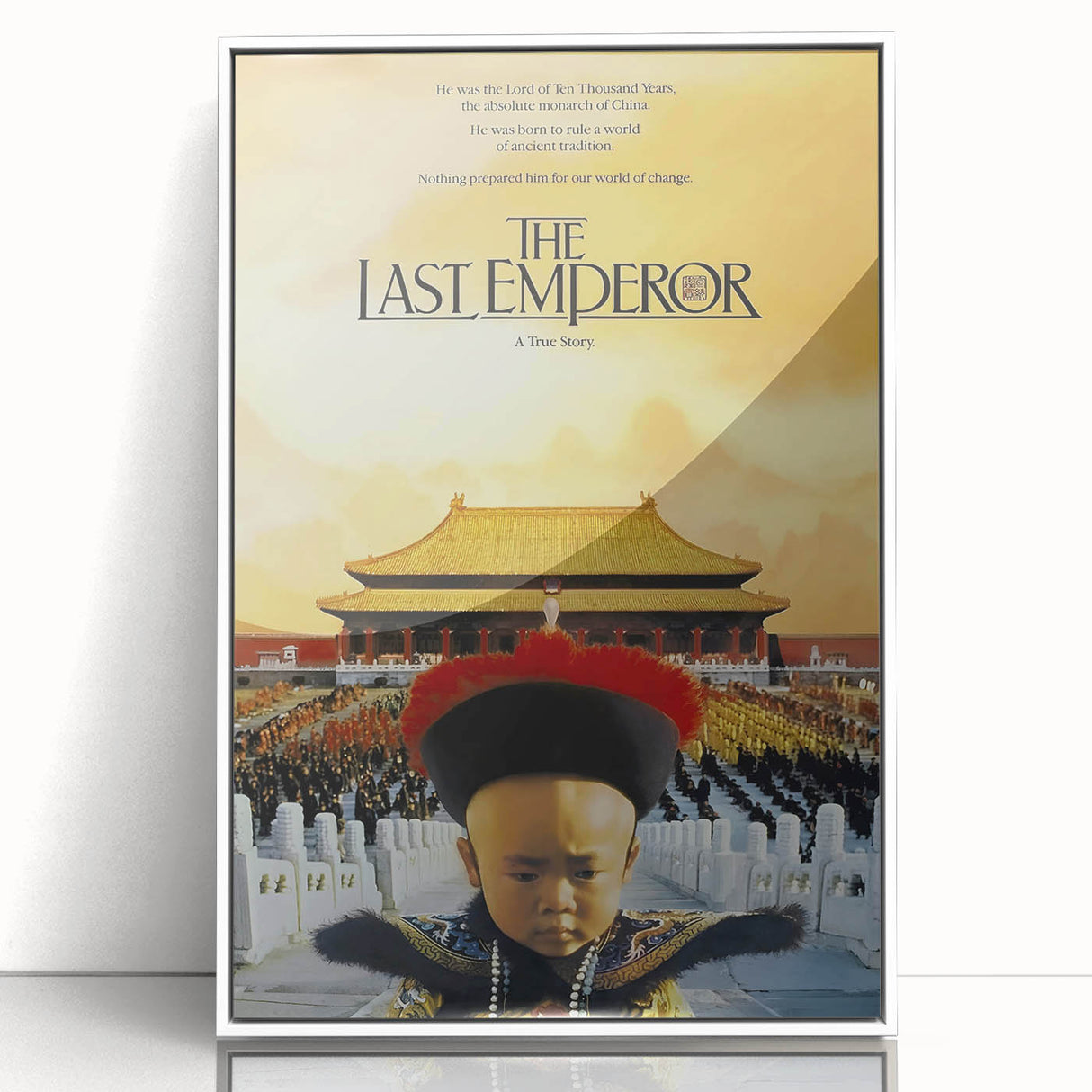 Retro Wall Art - The Last Emperor Movie Poster - 80s Historical Art