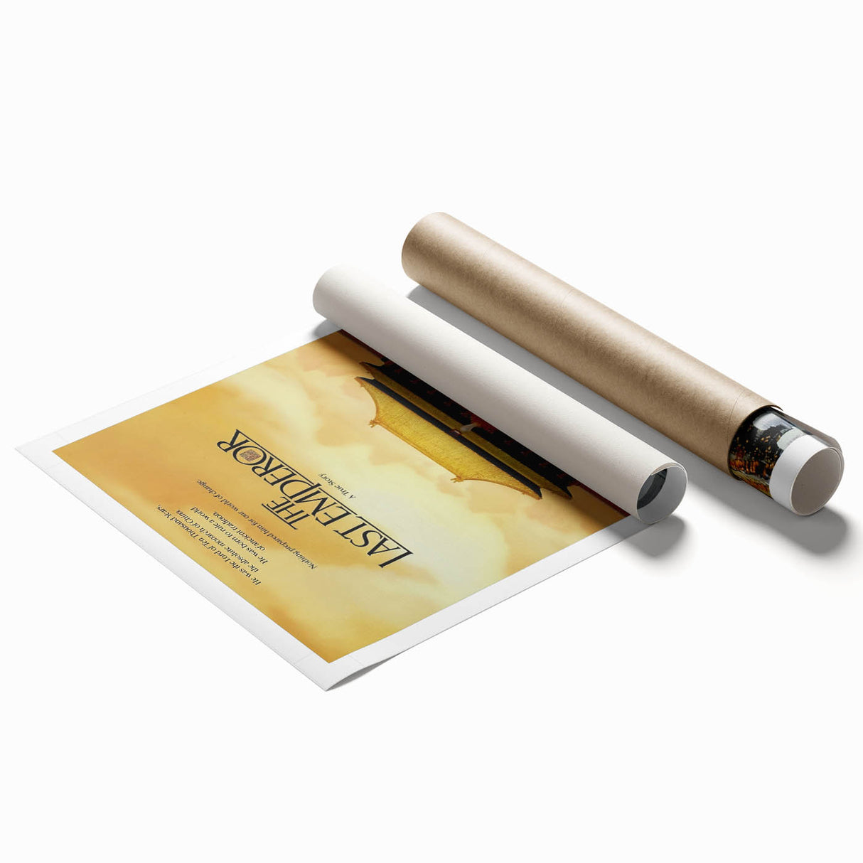 Retro Wall Art - The Last Emperor Movie Poster - 80s Historical Art