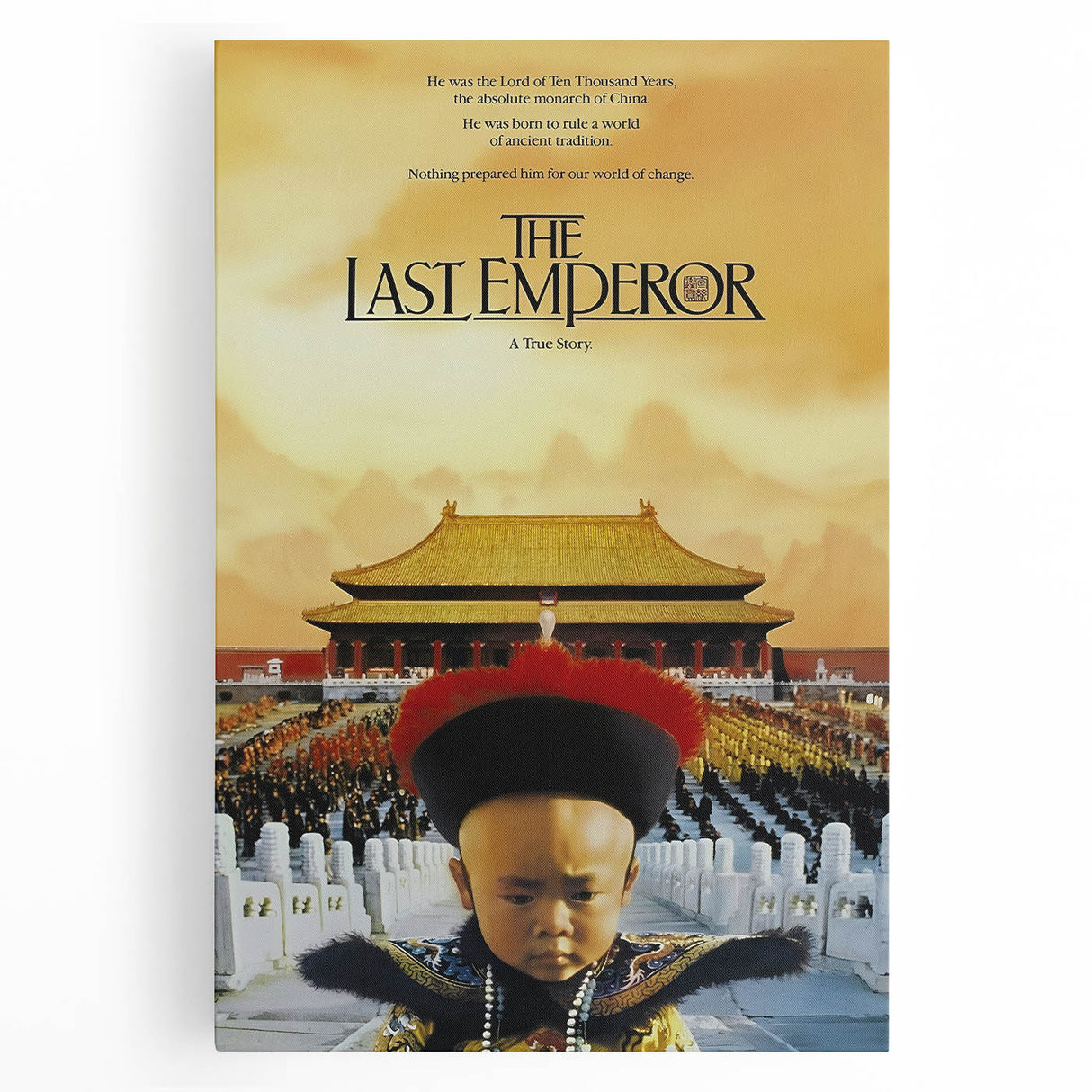Retro Wall Art - The Last Emperor Movie Poster - 80s Historical Art