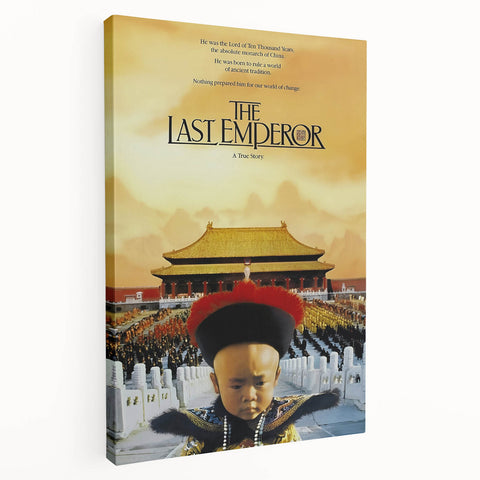Retro Wall Art - The Last Emperor Movie Poster - 80s Historical Art