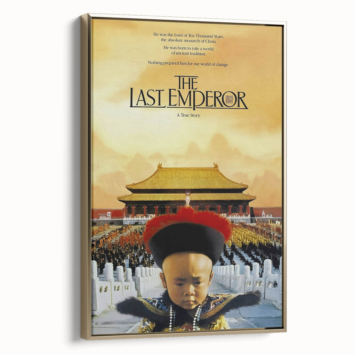 Retro Wall Art - The Last Emperor Movie Poster - 80s Historical Art
