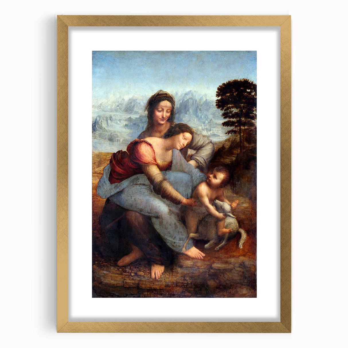 The Virgin and Child with Saint Anne - Timeless Renaissance Art Prints