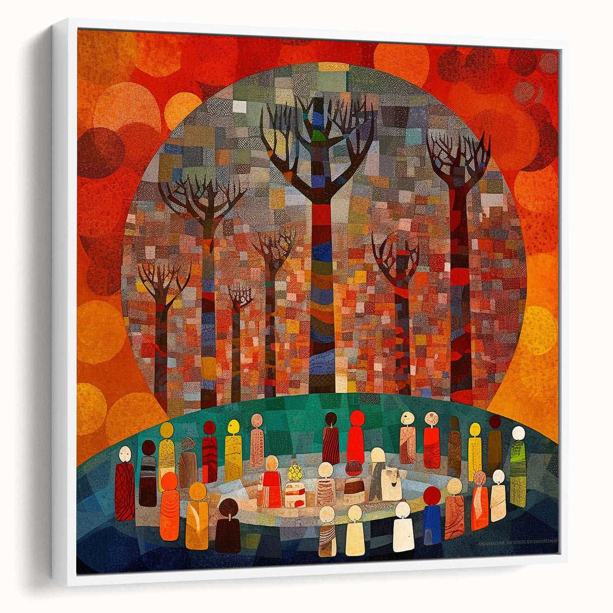 Framed abstract strokes wall art in elegant white, showcasing dynamic brush patterns and textures, perfect for modern home decor or office spaces.