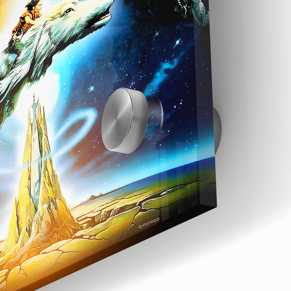 Retro Wall Art - The Neverending Story Movie Poster - 80s Fantasy Art