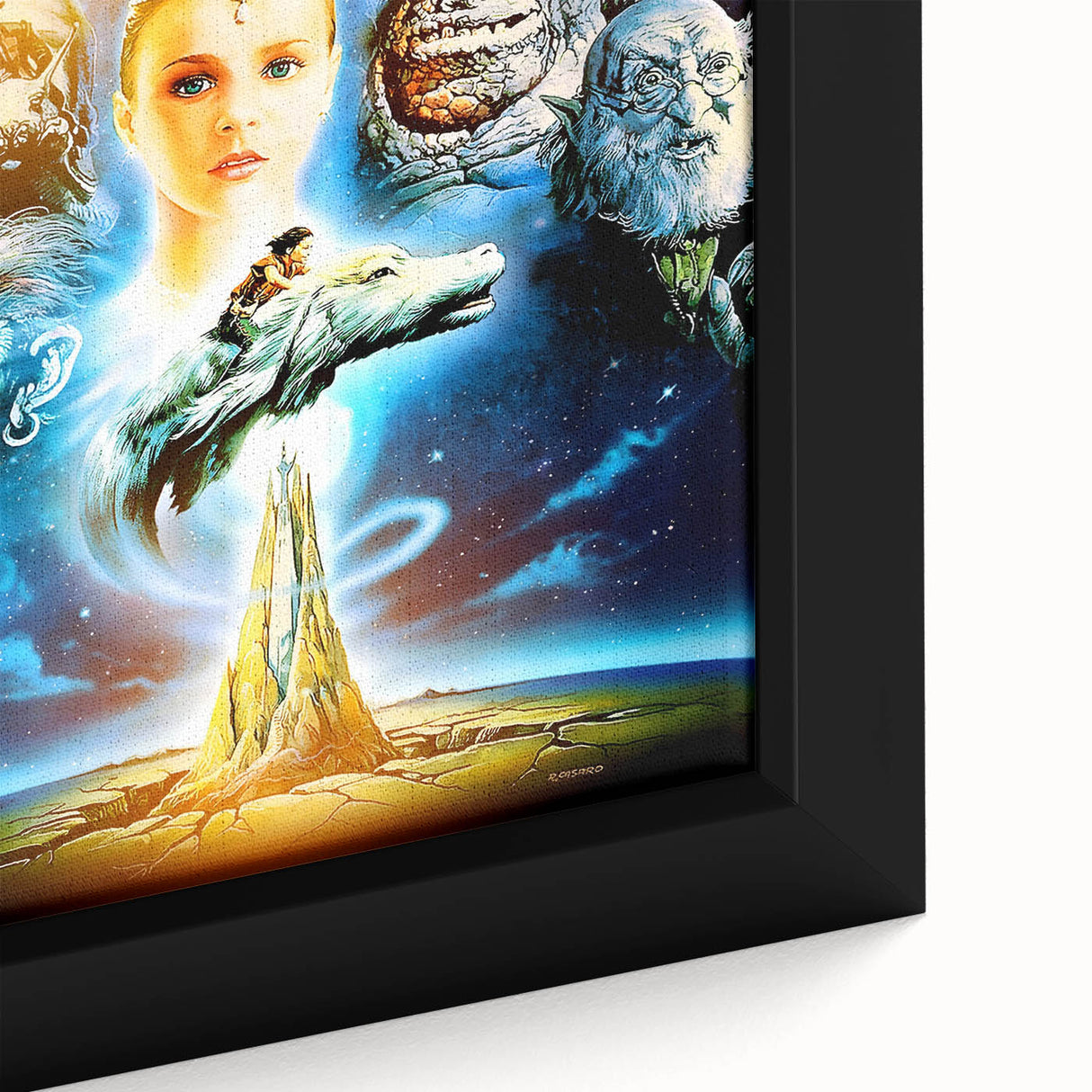 Retro Wall Art - The Neverending Story Movie Poster - 80s Fantasy Art