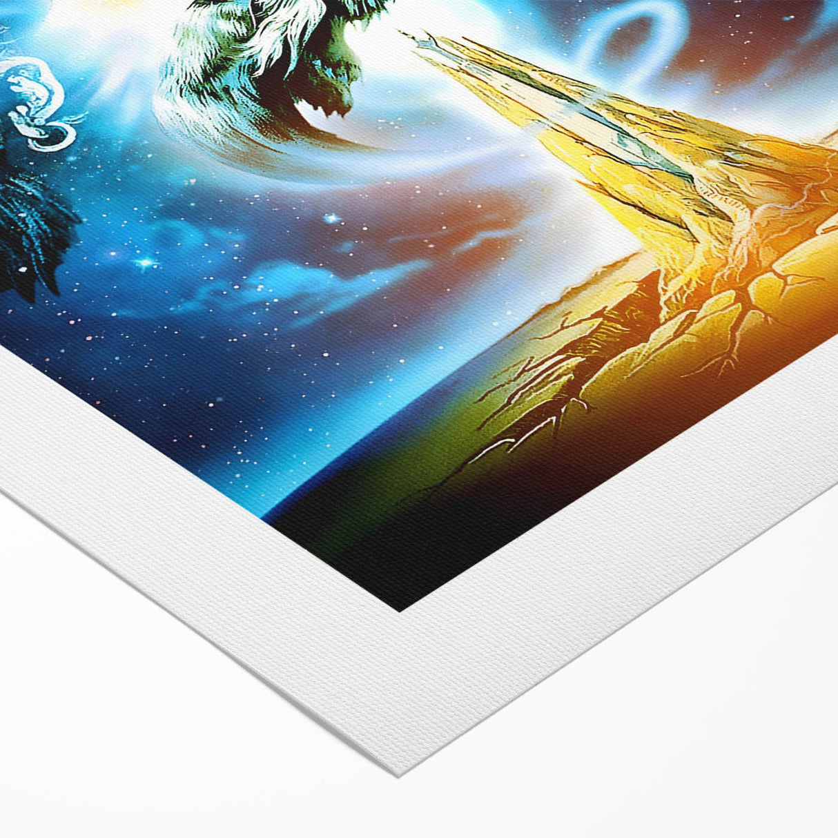 Retro Wall Art - The Neverending Story Movie Poster - 80s Fantasy Art