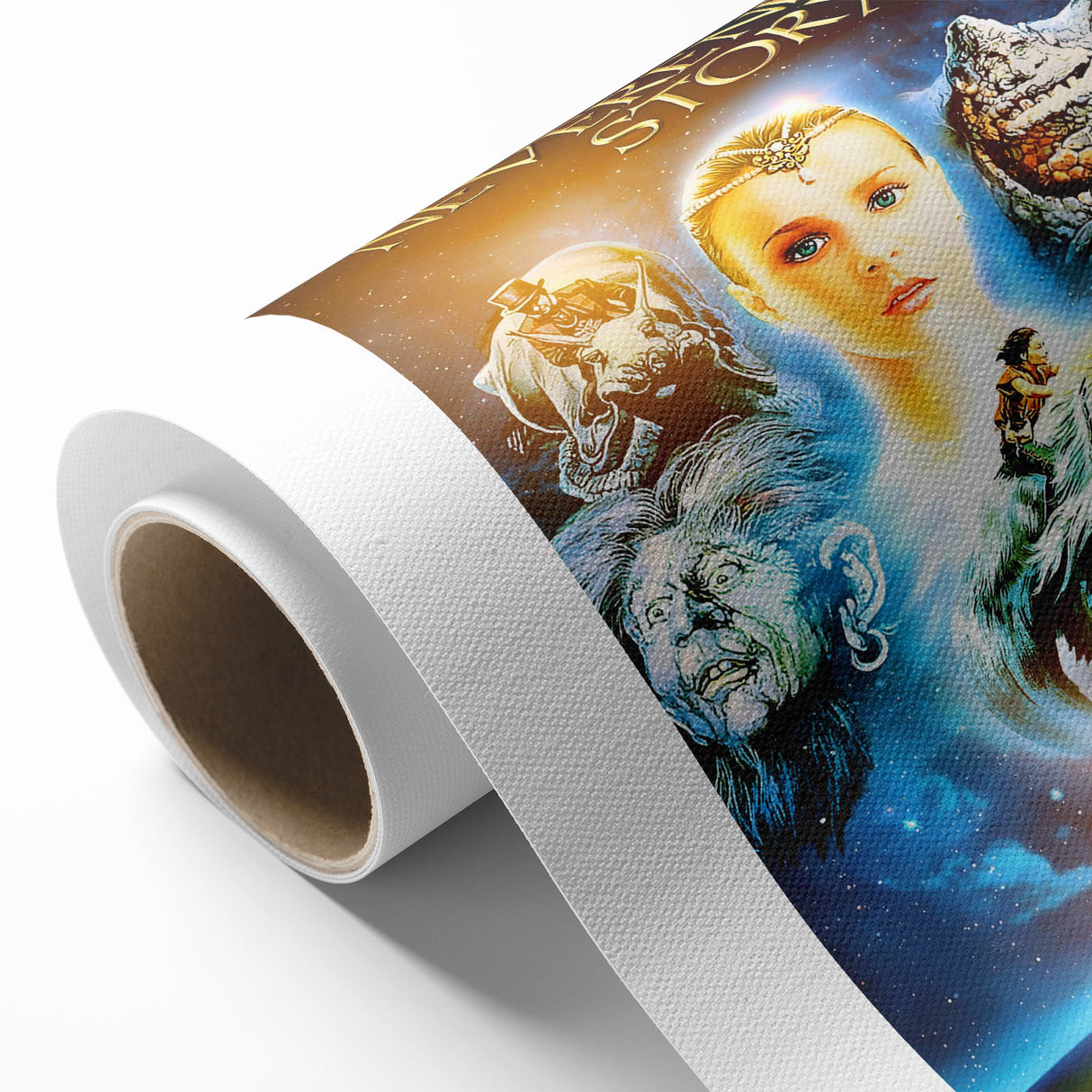 Retro Wall Art - The Neverending Story Movie Poster - 80s Fantasy Art