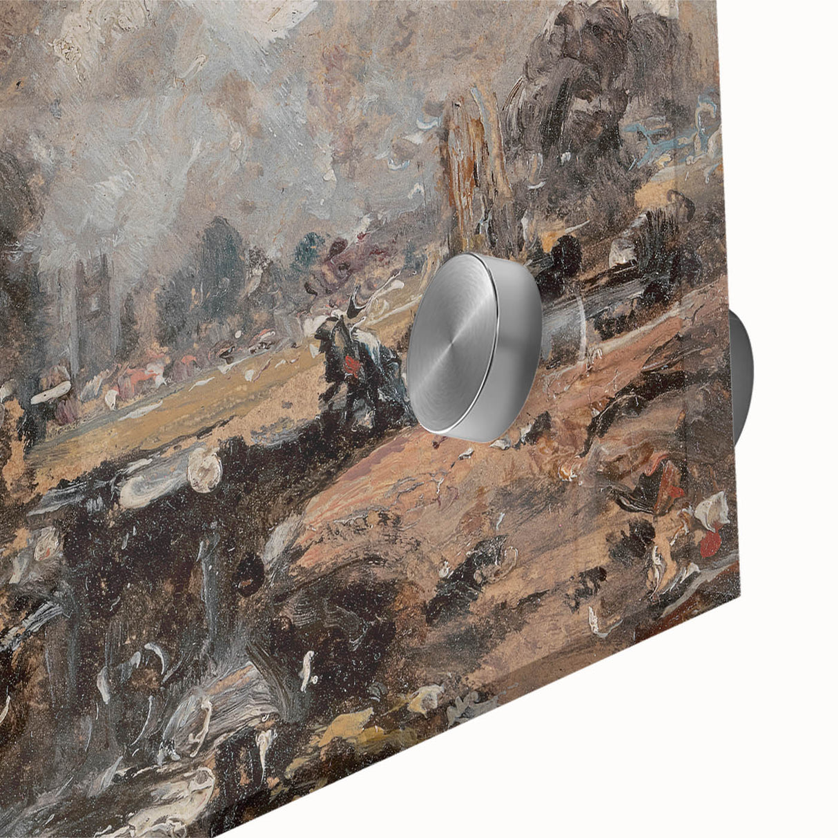 Famous Romantic Era Art: Dedham Lock by John Constable