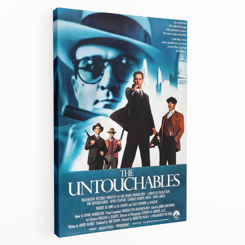Retro Wall Art - The Untouchables Movie Poster - 80s Crime Drama Art