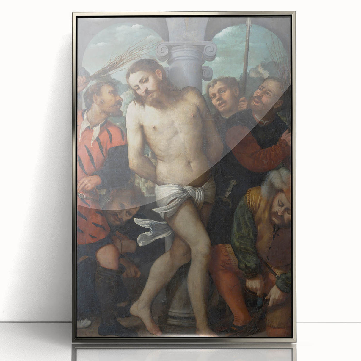 The Flagellation by Girolamo Romanino - Renaissance Religious Art Print