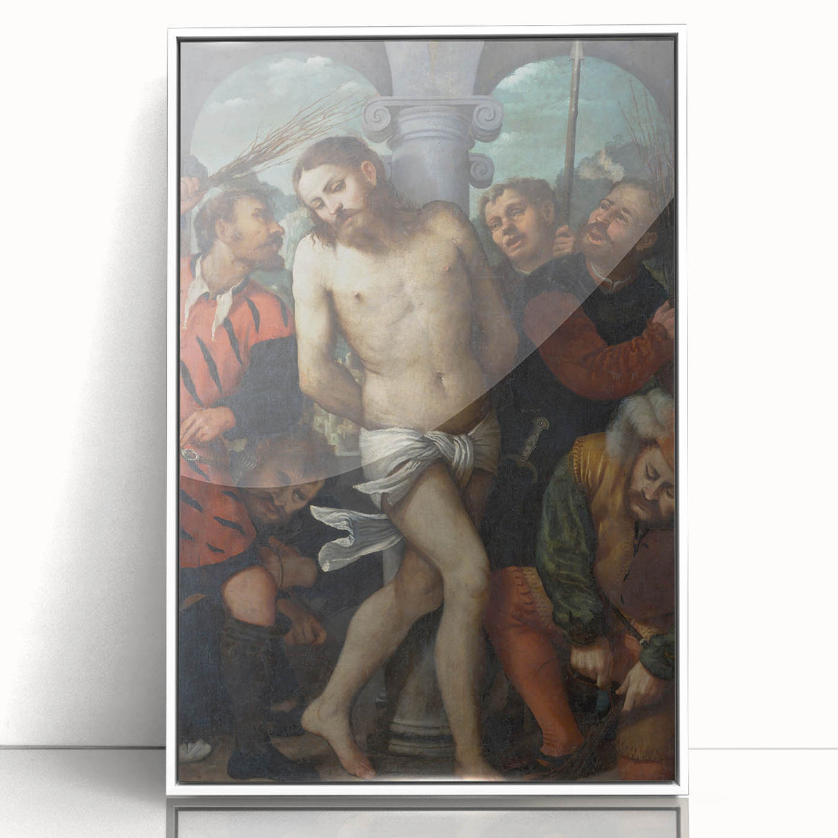 The Flagellation by Girolamo Romanino - Renaissance Religious Art Print