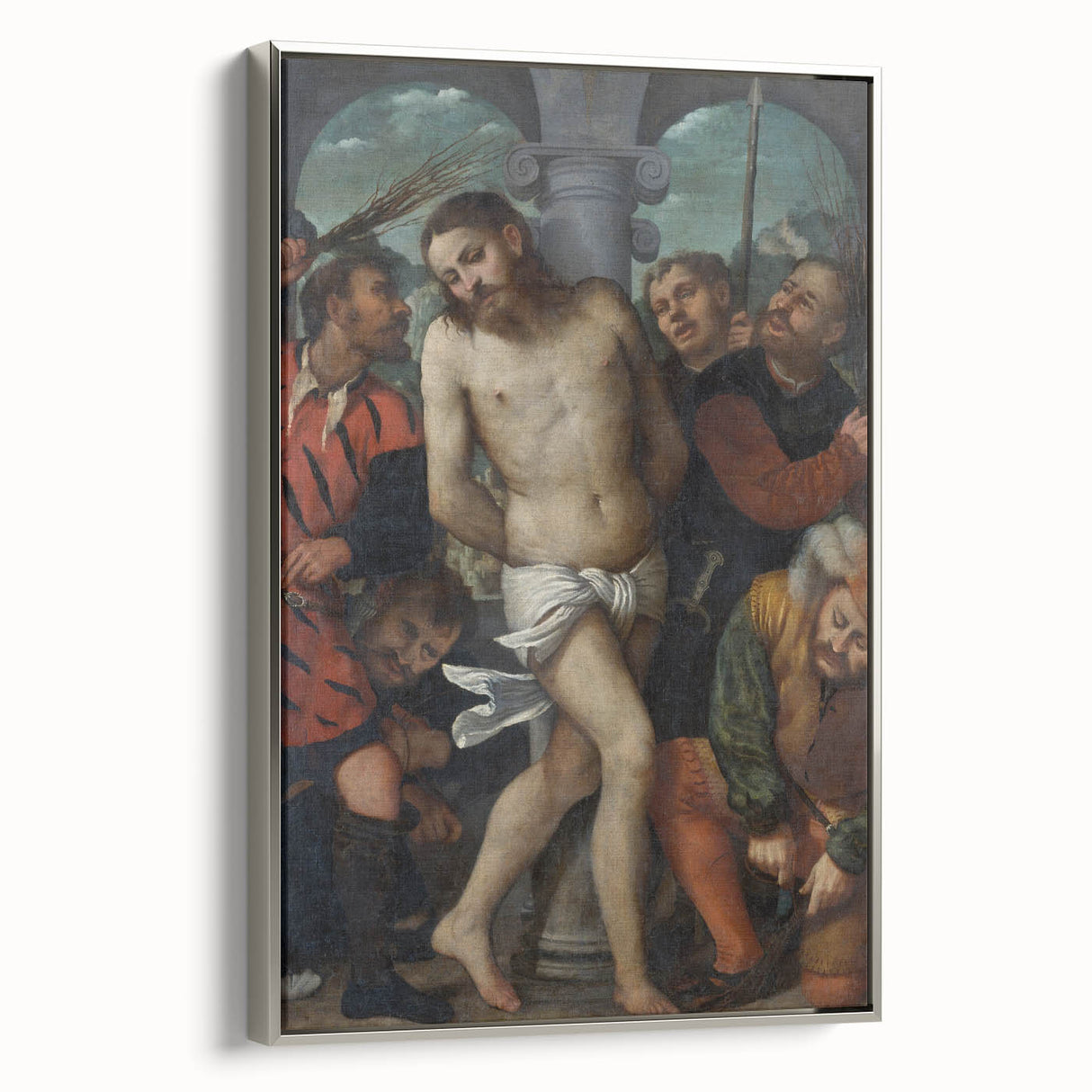 The Flagellation by Girolamo Romanino - Renaissance Religious Art Print