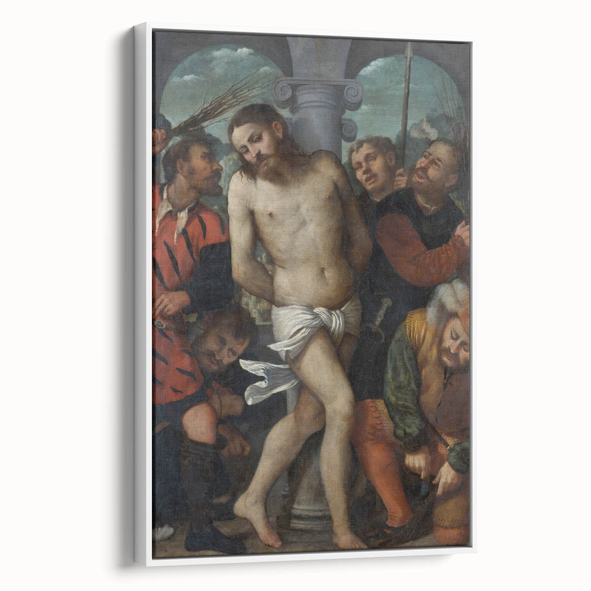 The Flagellation by Girolamo Romanino - Renaissance Religious Art Print