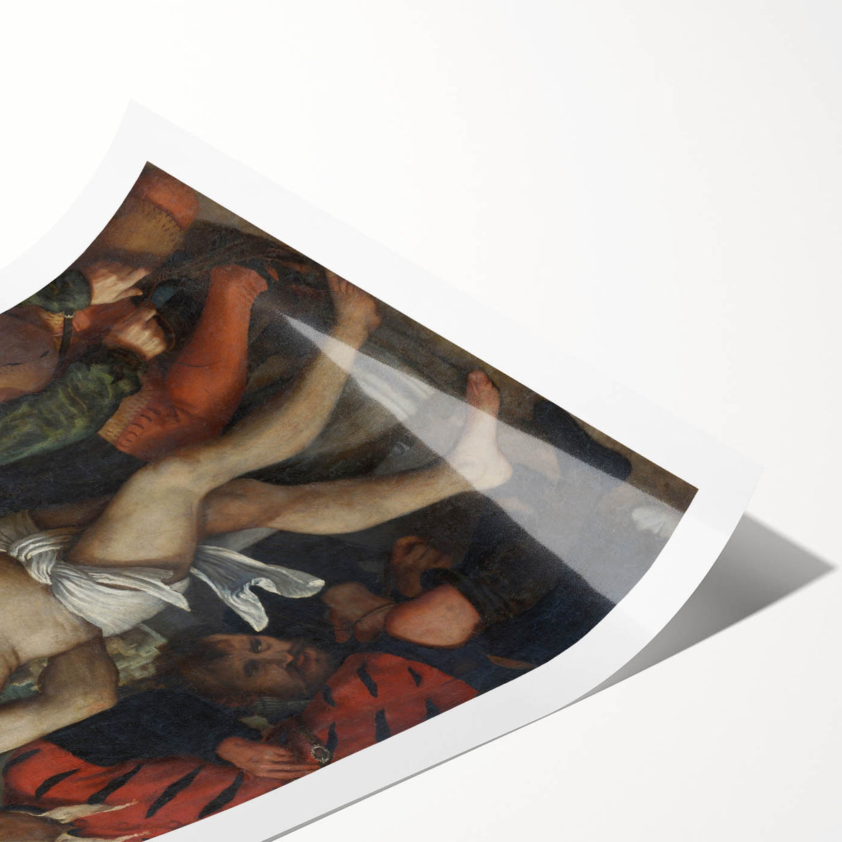 The Flagellation by Girolamo Romanino - Renaissance Religious Art Print