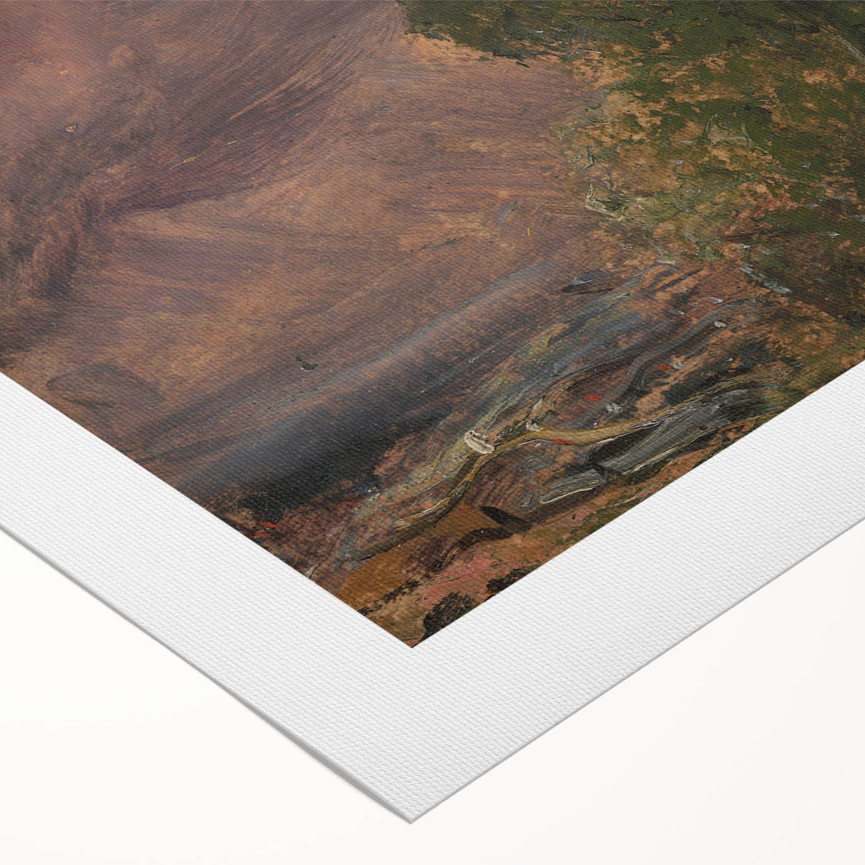 Romanticism Art: A View at Hampstead with Stormy Weather