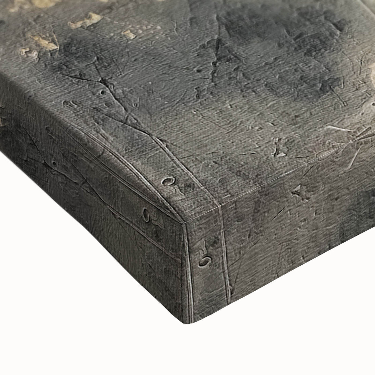 Close-up of vibrant abstract landscape wall art on stretched canvas, showcasing intricate textures and bold colors, perfect for modern home decor enhancement.