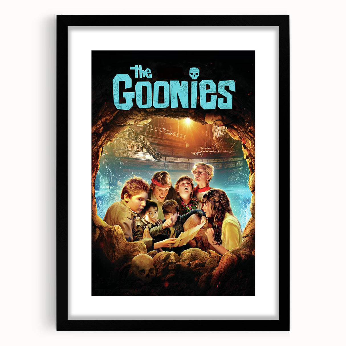 Retro Wall Art - The Goonies Movie Poster - 80s Adventure Art Prints
