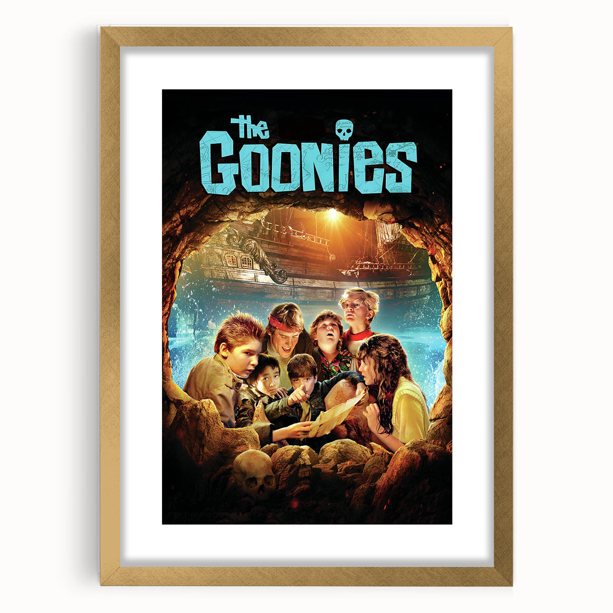Retro Wall Art - The Goonies Movie Poster - 80s Adventure Art Prints