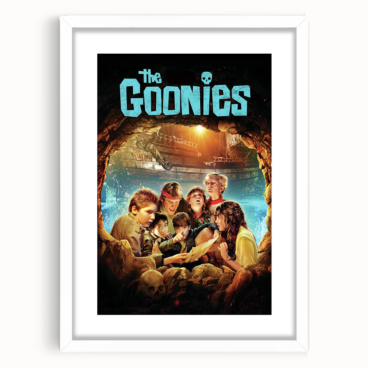 Retro Wall Art - The Goonies Movie Poster - 80s Adventure Art Prints