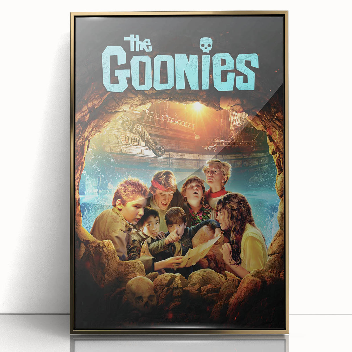 Retro Wall Art - The Goonies Movie Poster - 80s Adventure Art Prints