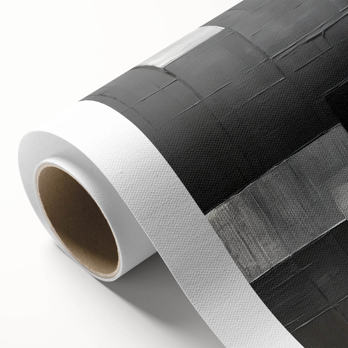 Contemporary Dining Art Pieces - Black & Silver Geometric Print