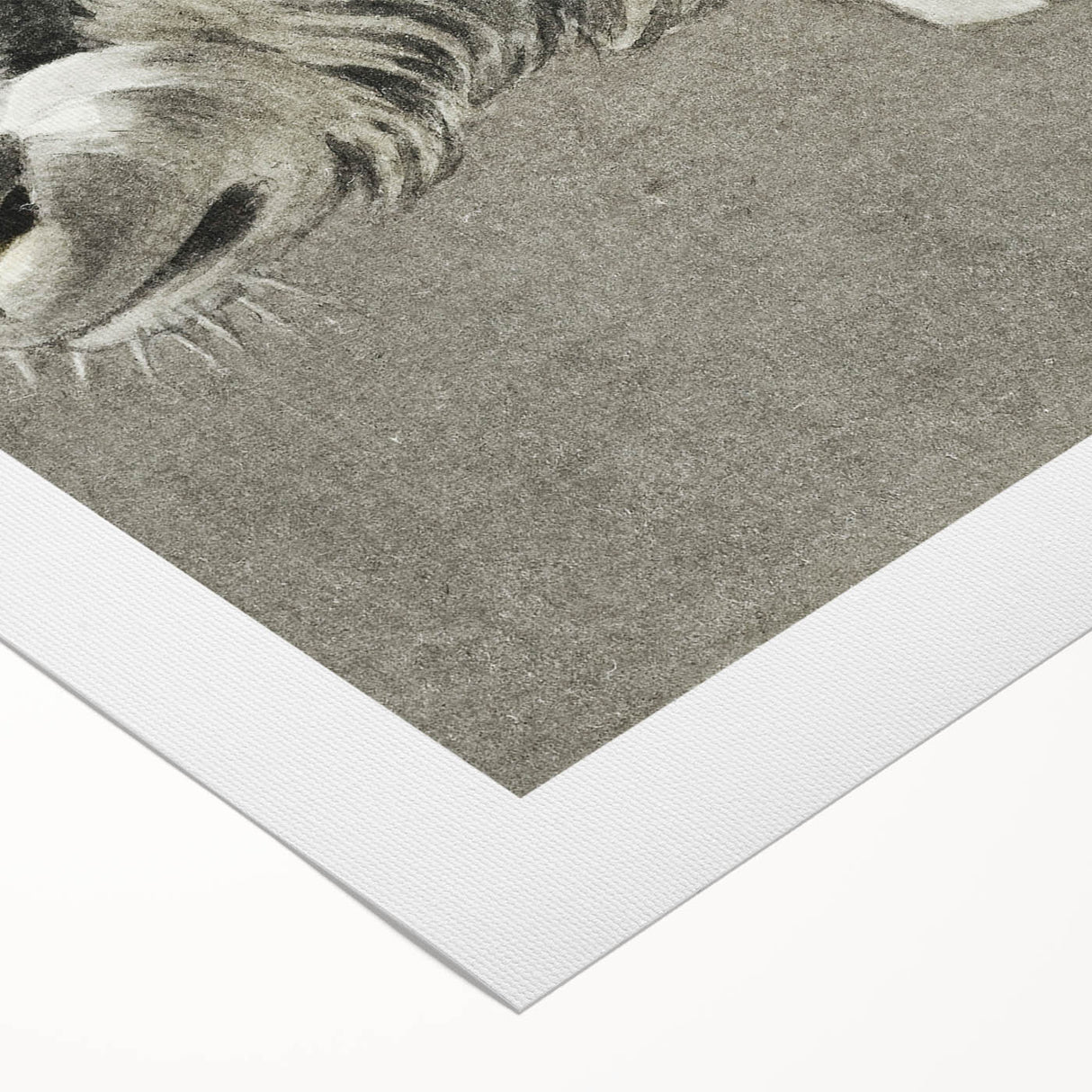 Romantic Goat Portrait by Jean-Bernard - Historical Romantic Canvas