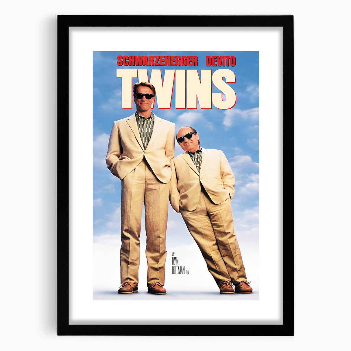 Retro Wall Art - Twins Movie Poster - 80s Comedy Art Prints