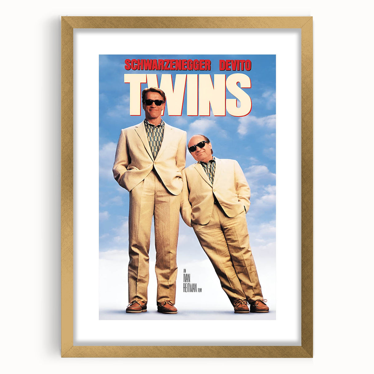 Retro Wall Art - Twins Movie Poster - 80s Comedy Art Prints