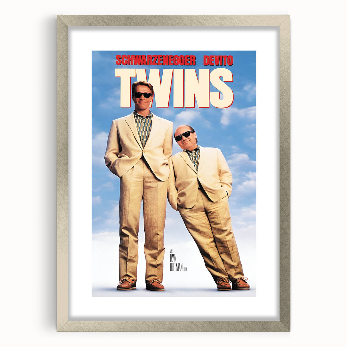 Retro Wall Art - Twins Movie Poster - 80s Comedy Art Prints