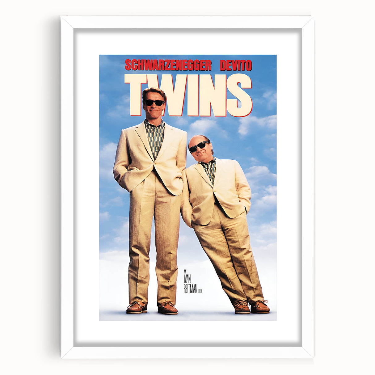 Retro Wall Art - Twins Movie Poster - 80s Comedy Art Prints