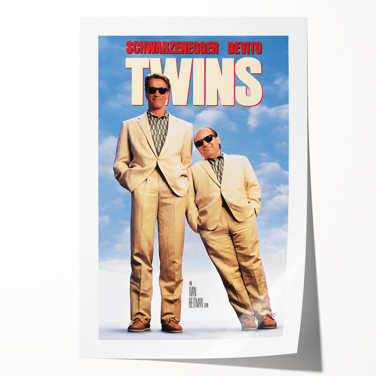 Retro Wall Art - Twins Movie Poster - 80s Comedy Art Prints