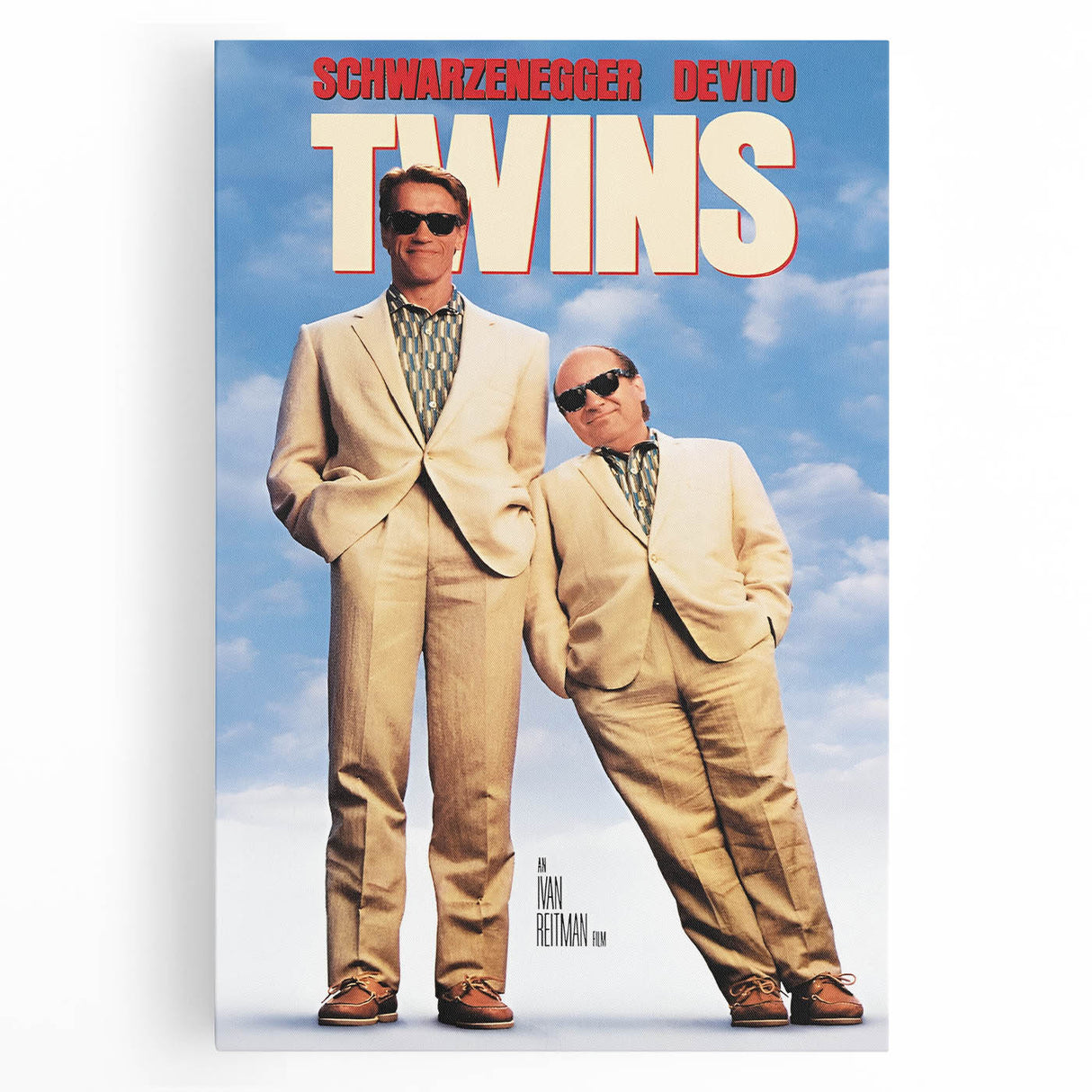 Retro Wall Art - Twins Movie Poster - 80s Comedy Art Prints