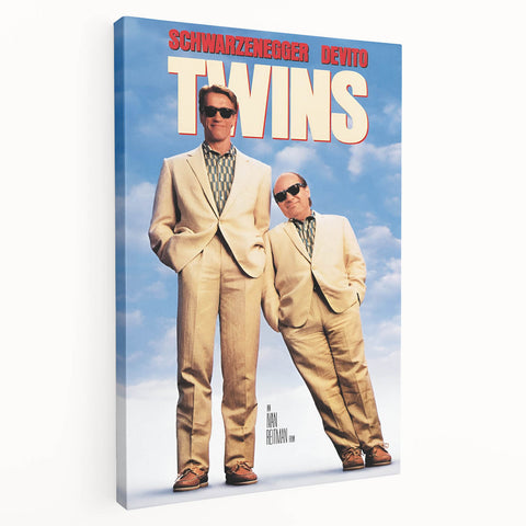 Retro Wall Art - Twins Movie Poster - 80s Comedy Art Prints