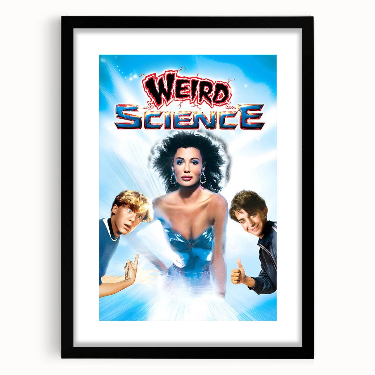 Retro Wall Art - Weird Science Movie Poster - 80s Art Prints