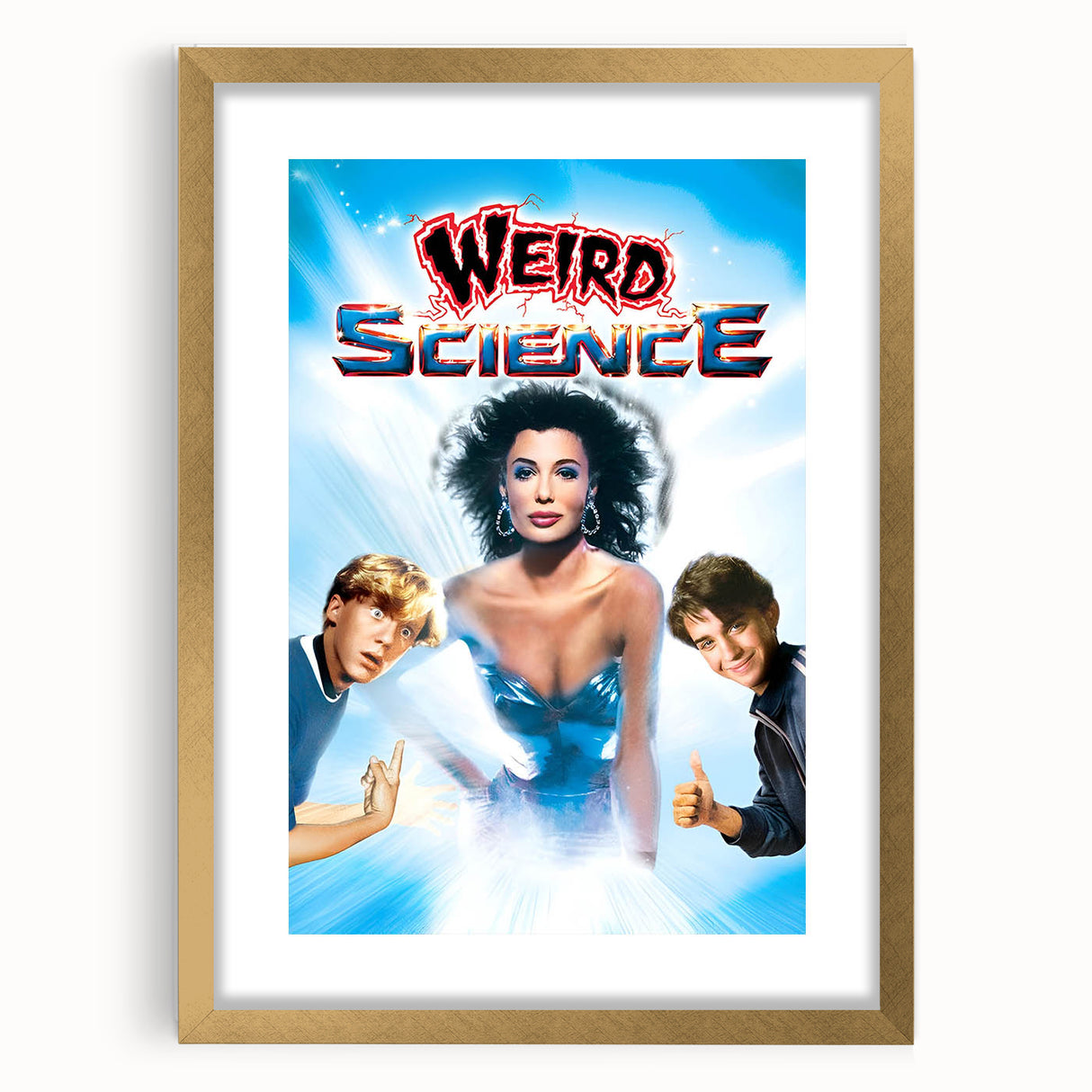 Retro Wall Art - Weird Science Movie Poster - 80s Art Prints