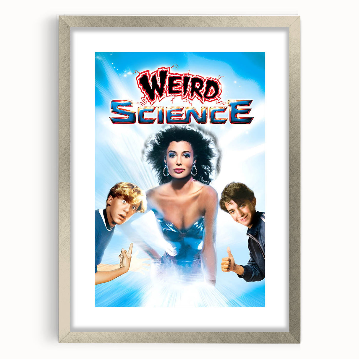 Retro Wall Art - Weird Science Movie Poster - 80s Art Prints