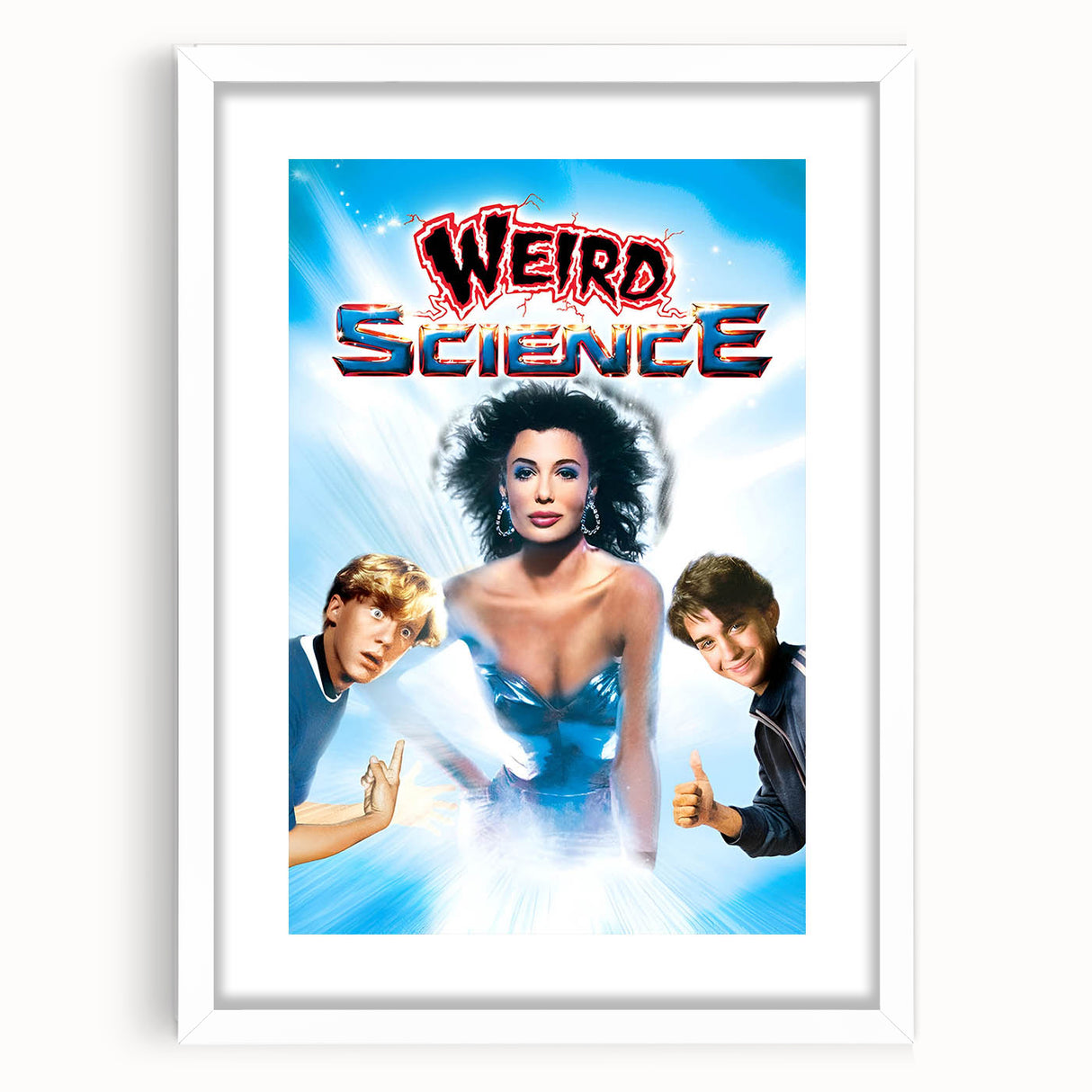 Retro Wall Art - Weird Science Movie Poster - 80s Art Prints