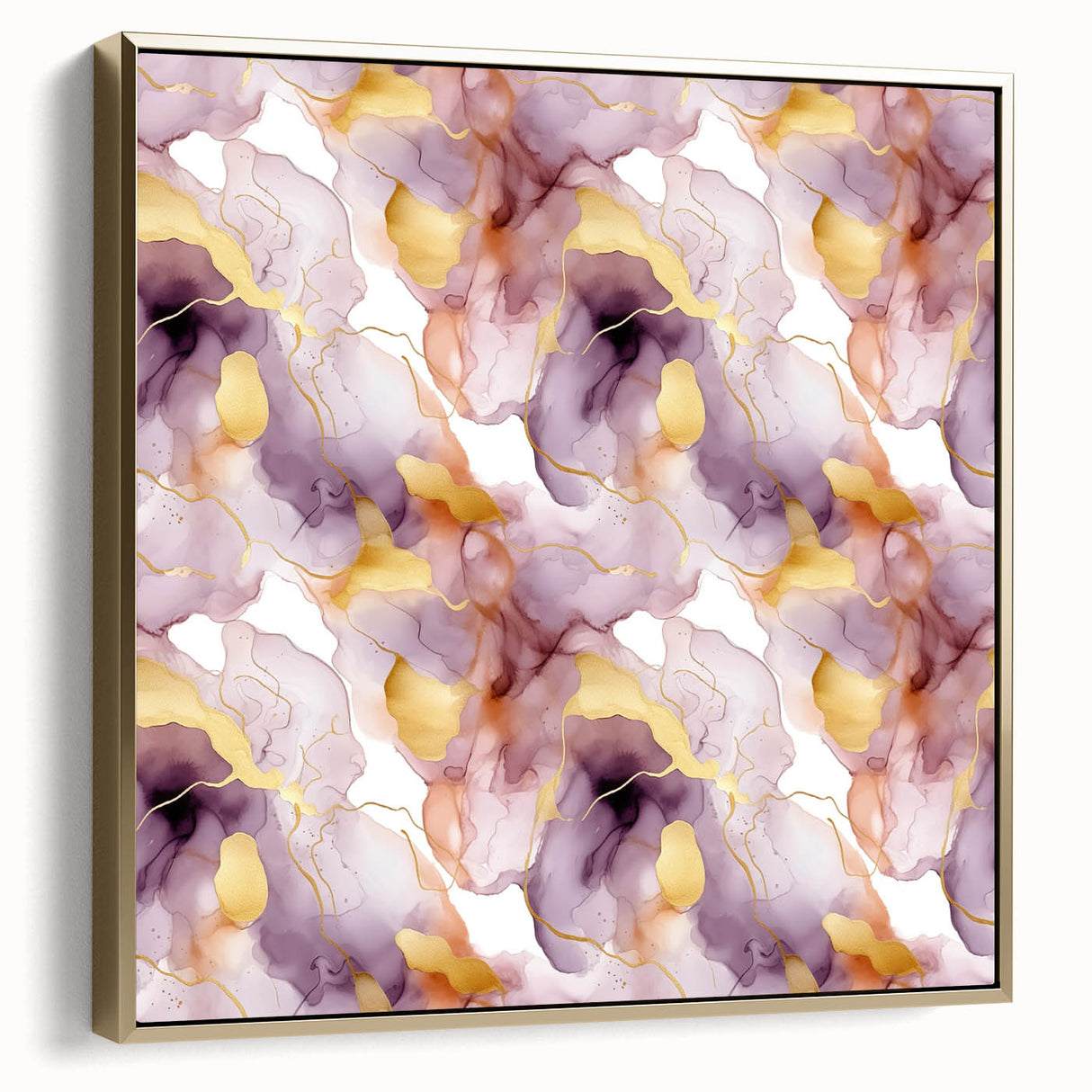 Framed abstract wall art featuring dynamic silver and gold strokes on a textured canvas, perfect for modern decor and enhancing interior aesthetics.