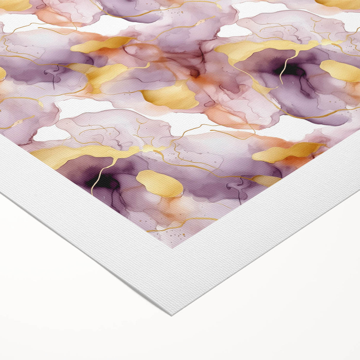 Abstract wall art design featuring vibrant, multicolored strokes on a rolled canvas. Ideal for modern decor, the artwork is elegantly packaged in a durable cardboard tube.